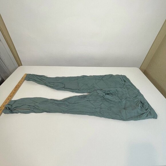 Sundance Womens Drawstring Casual Jogger Pants Green Size S Zipped Hem Mid Rise - Picture 10 of 11